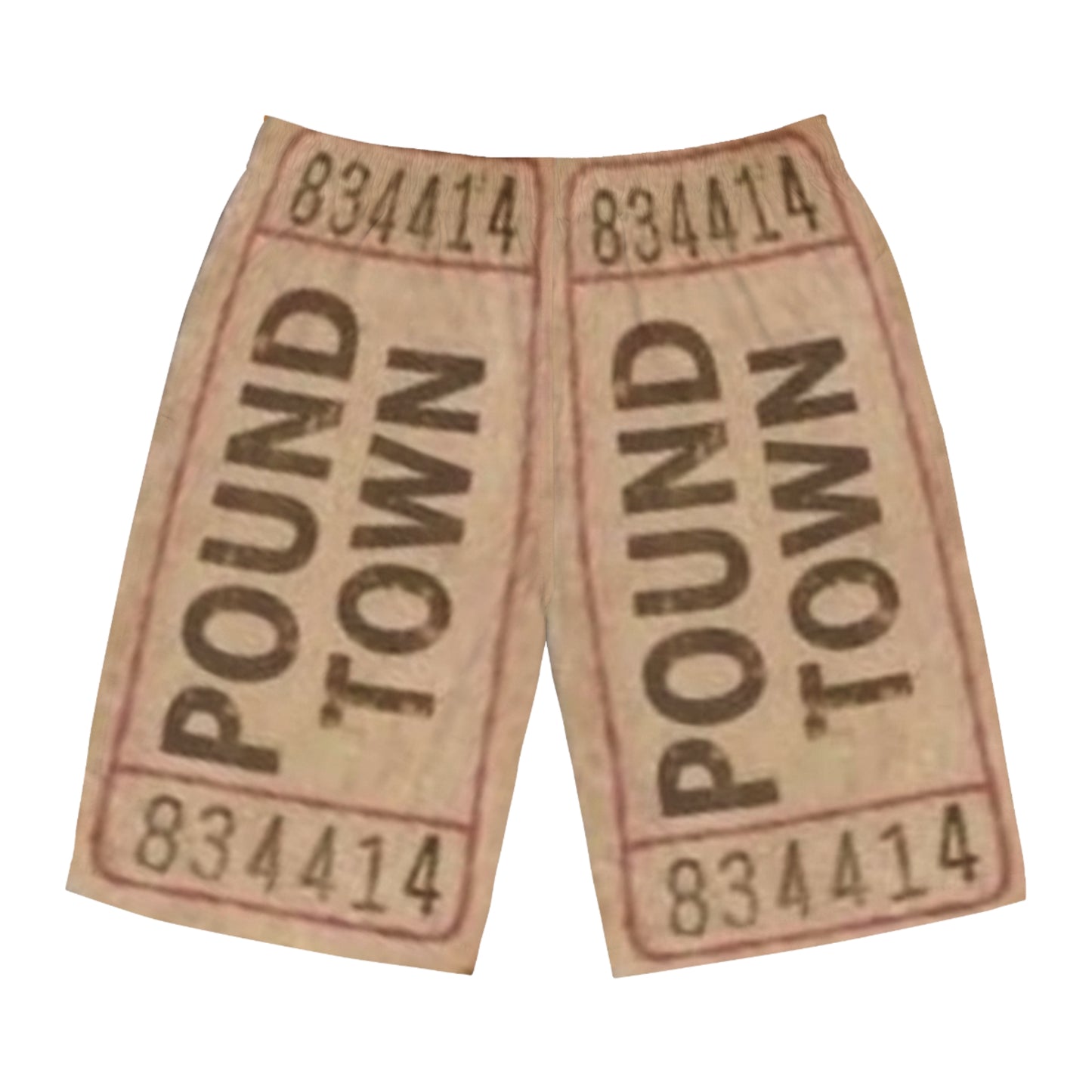 BADLANDS MAFIA-Pound Town Board Shorts (AOP)