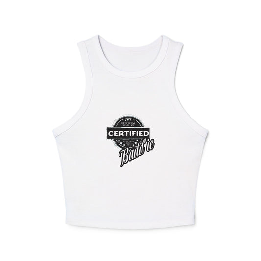 BADD’IE- Women's Micro Rib Racer Tank Top
